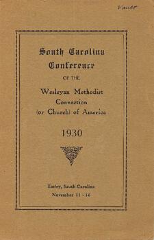 South Carolina Conference Minutes 1930