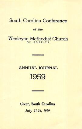 South Carolina Conference Minutes 1959