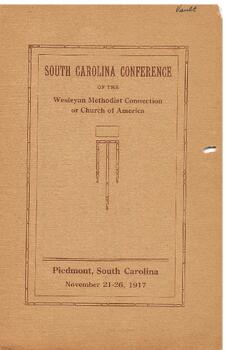 South Carolina Conference Minutes 1917
