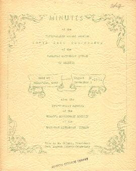 South Ohio Conference Minutes 1951