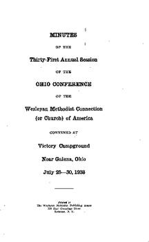 Ohio Conference Minutes 1938
