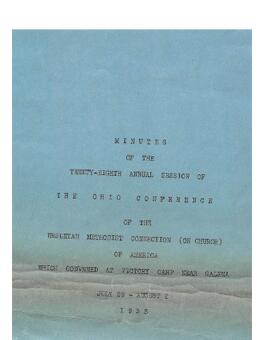 Ohio Conference Minutes 1935