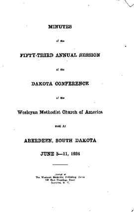 Dakota Conference-1934