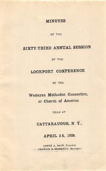 Lockport Conference-1924