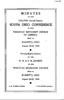 South Ohio Conference Minutes 1948