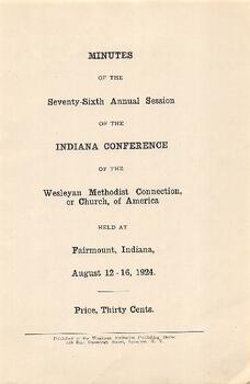 Indiana Conference-1924