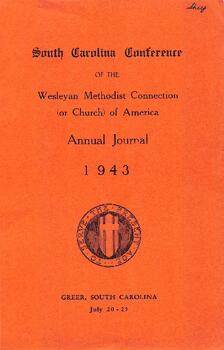 South Carolina Conference Minutes 1943