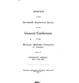 1907 General Conference Journal (WMC)