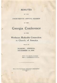 Georgia Conference-1909