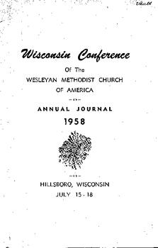 Wisconsin Conference Minutes 1958
