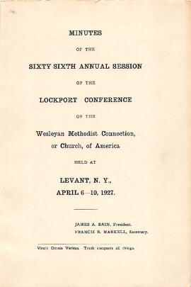 Lockport Conference-1927
