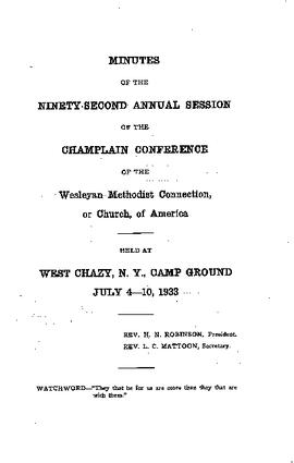 Champlain Conference-1933