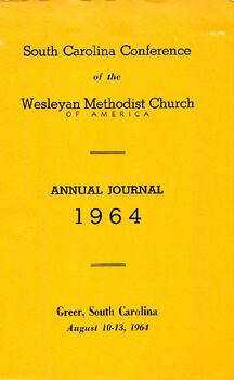 South Carolina Conference Minutes 1964