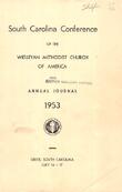 South Carolina Conference Minutes 1953