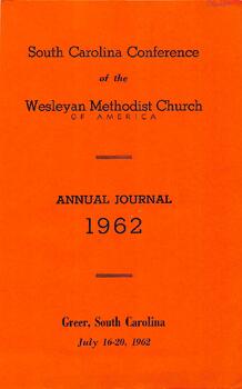 South Carolina Conference Minutes 1962