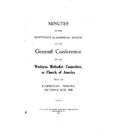 1911 General Conference Journal (WMC)