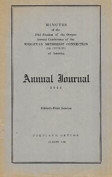Oregon Conference Minutes 1944
