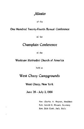 Champlain Conference-1966