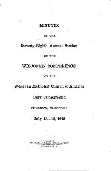 Wisconsin Conference Minutes 1948