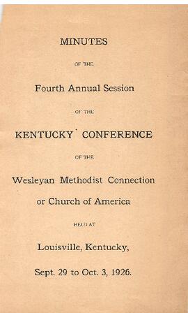 Kentucky Conference-1926