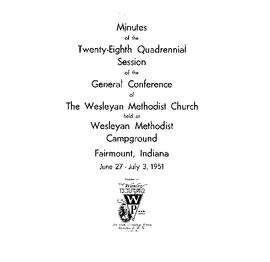 1951 General Conference Journal (WMC)