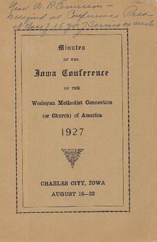 Iowa Conference-1927