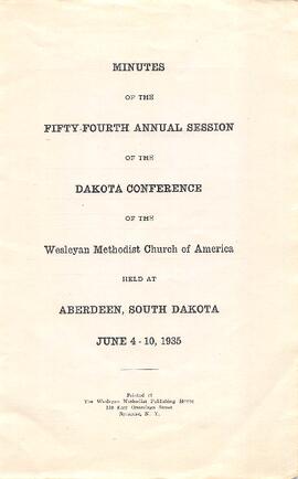 Dakota Conference-1935