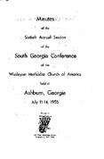 South Georgia Conference Minutes 1955
