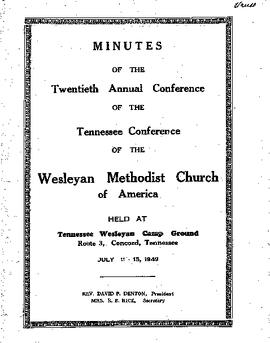 Tennessee Conference Minutes 1949