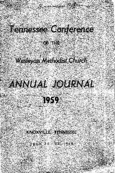 Tennessee Conference Minutes 1959