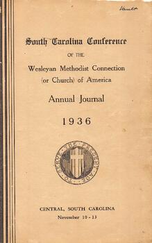 South Carolina Conference Minutes 1936