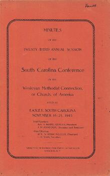 South Carolina Conference Minutes 1915