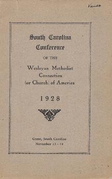 South Carolina Conference Minutes 1928