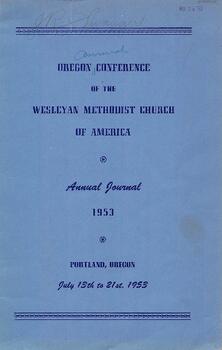 Oregon Conference Minutes 1953