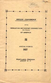 Oregon Conference Minutes 1937