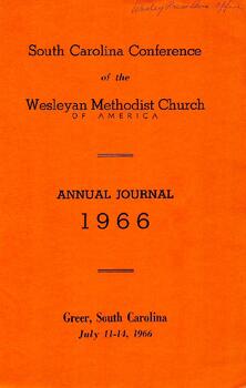 South Carolina Conference Minutes 1966