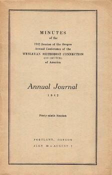 Oregon Conference Minutes 1942