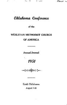 Oklahoma Conference Minutes 1951