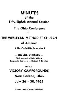 Ohio Conference Minutes 1965