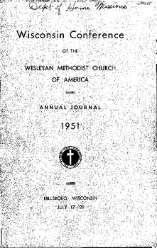 Wisconsin Conference Minutes 1951