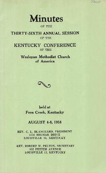 Kentucky Conference-1958