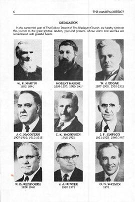 Dakota District Conference Presidents