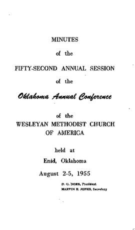 Oklahoma Conference Minutes 1955